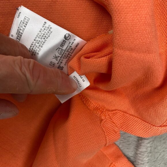 Brooks Brothers Mens Polo Shirt M Orange Performance 100% Cotton Original Fit Em - Picture 11 of 13